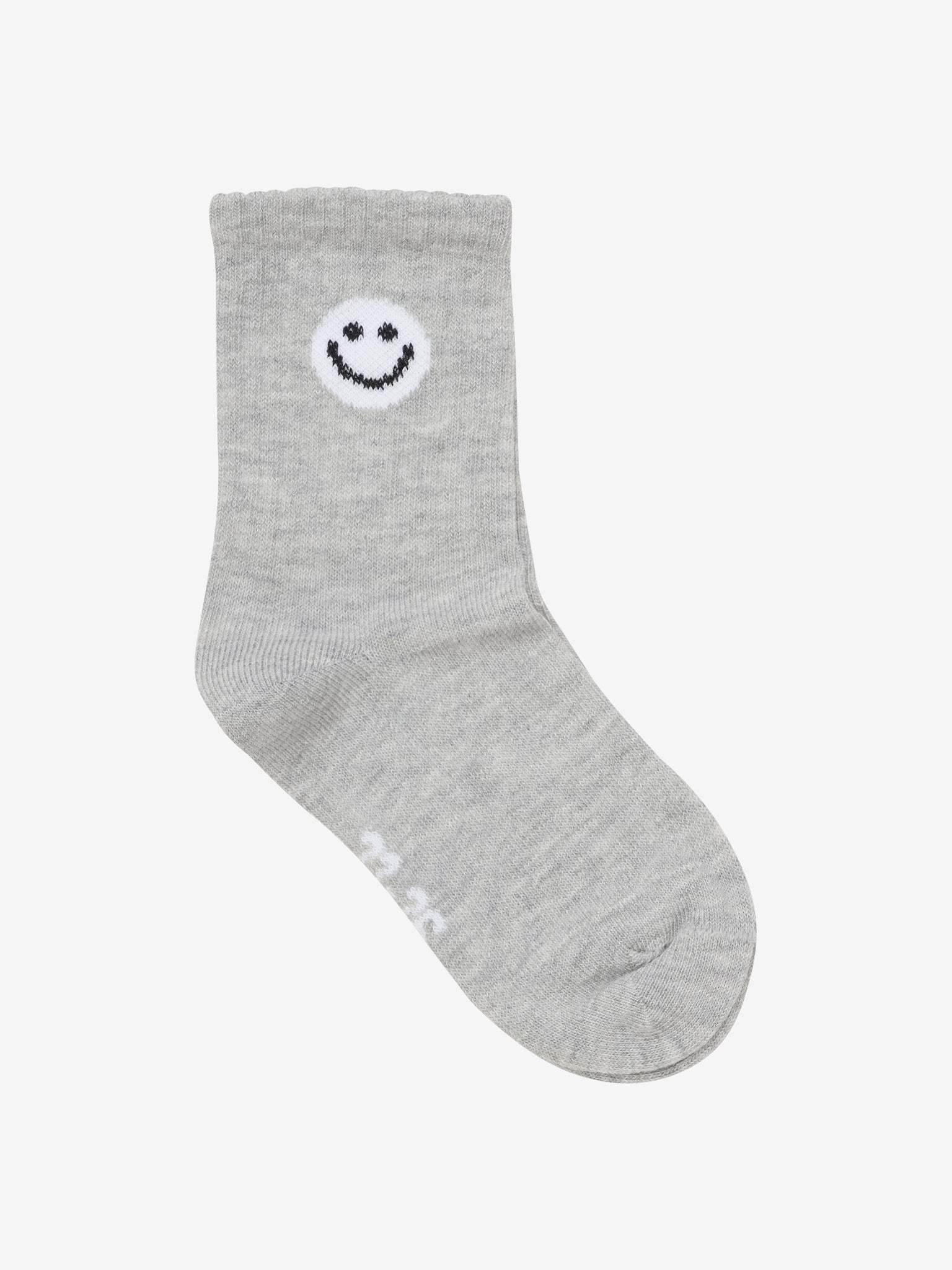 Tennis socks (2-pack) | Light grey melange | Minymo