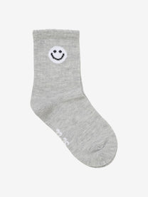 Tennis socks (2-pack) | Light grey melange | Minymo