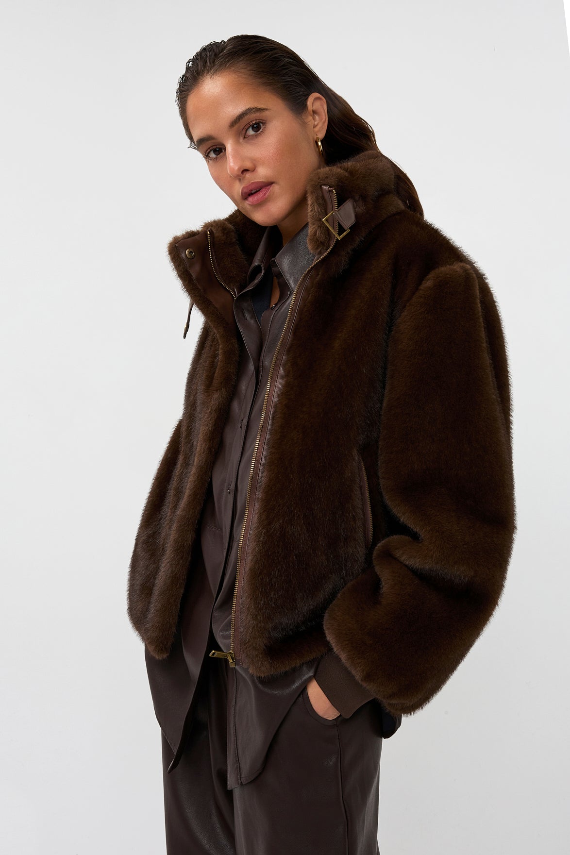 Tala Jacket | Brown | Amaya Amsterdam