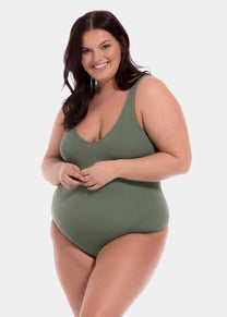 Everybody V-neck | Green | MAGIC Body Fashion