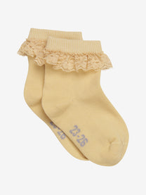 Ankle sok lace | Straw | Minymo