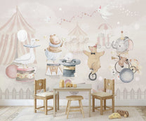 Behang Circus | Pastel | Staaltje