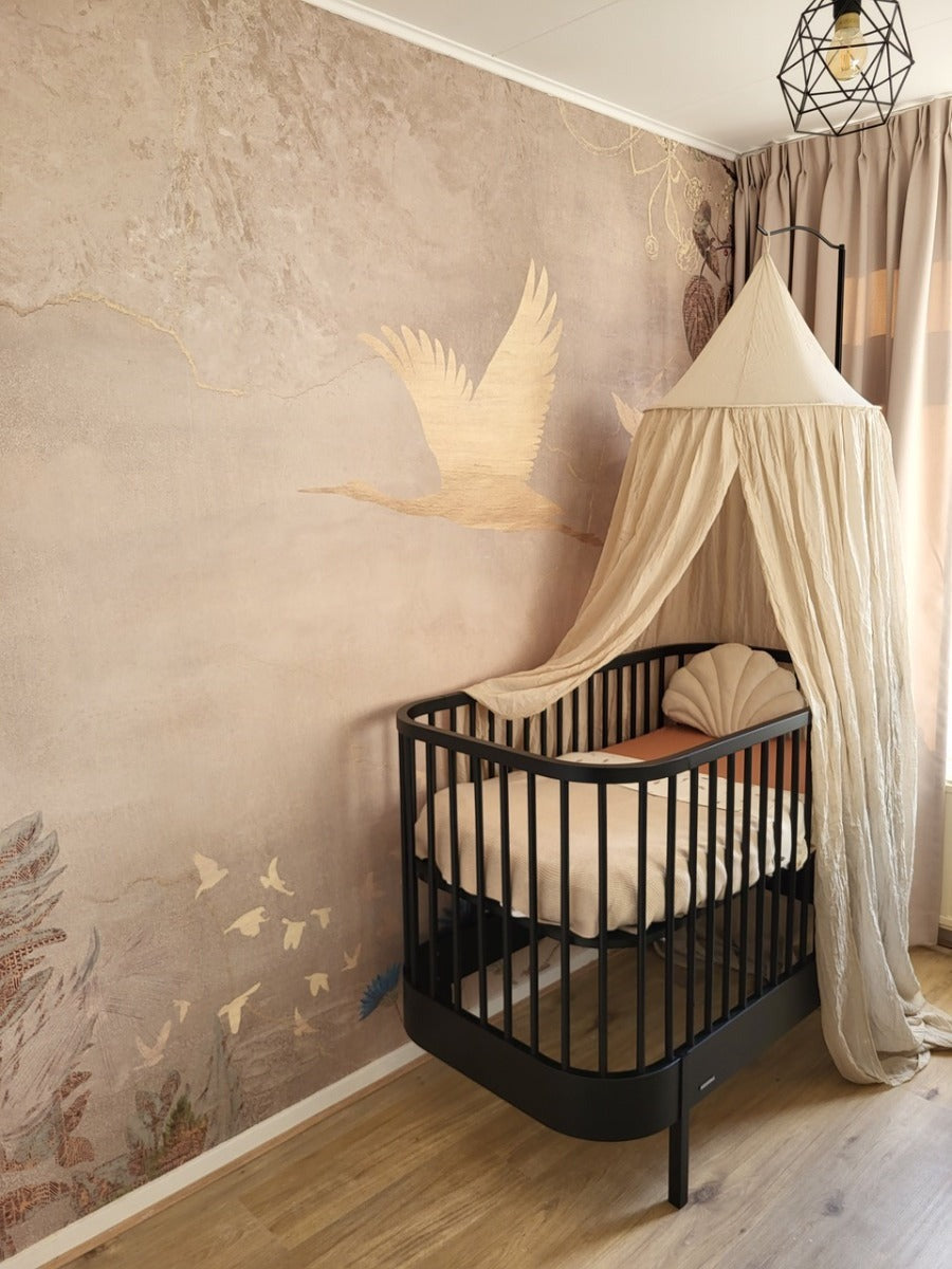 SALE | Behang Morning Bird | Beige | 322x266cm