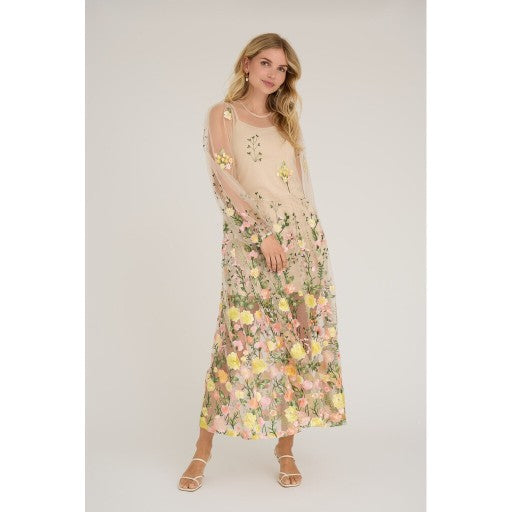 Dress_Fuschia_Sand-yellow_A-view_2