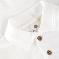 Polo short sleeve | Egret | En Fant