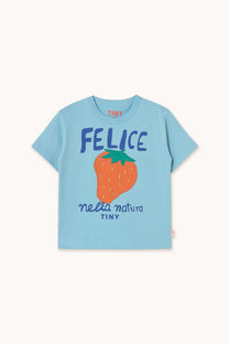 Nella natura graphic tee | Dusty blue | Tinycottons 1