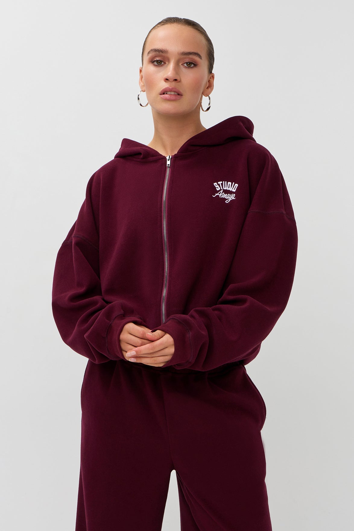 Rove Sweater | Bordeaux | Studio Amaya