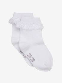 Ankle sok lace | White | Minymo