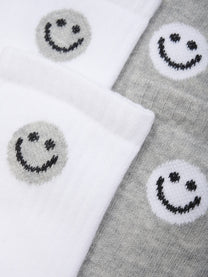 Tennis socks (2-pack) | Light grey melange | Minymo