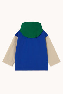 Color block jacket | Ultramarine:dark emerald | Tinycottons 2
