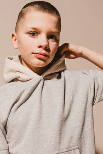 Hoodie Paz | Grey melee light | Labo de Colores 2