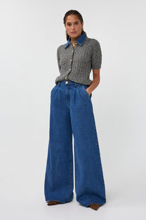 Aria pants | Blue | Amaya Amsterdam