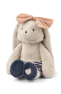 Babette rabbit celebration teddy | Mist/navy stripe mix | Liewood