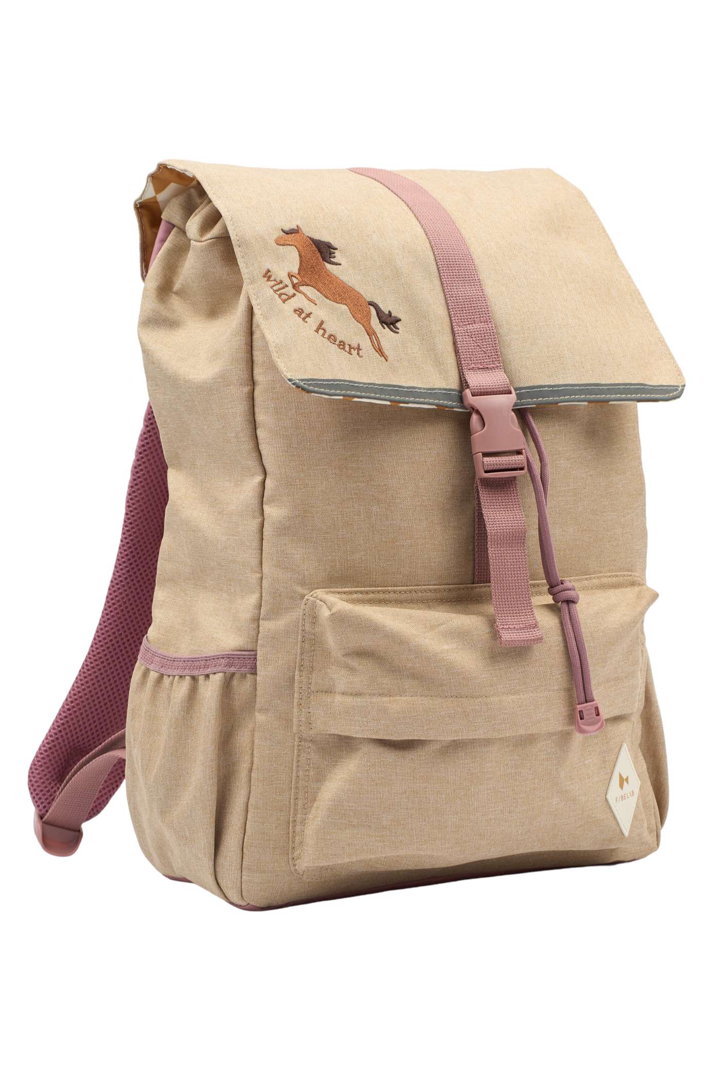Backpack large wild at heart | Caramel | Fabelab