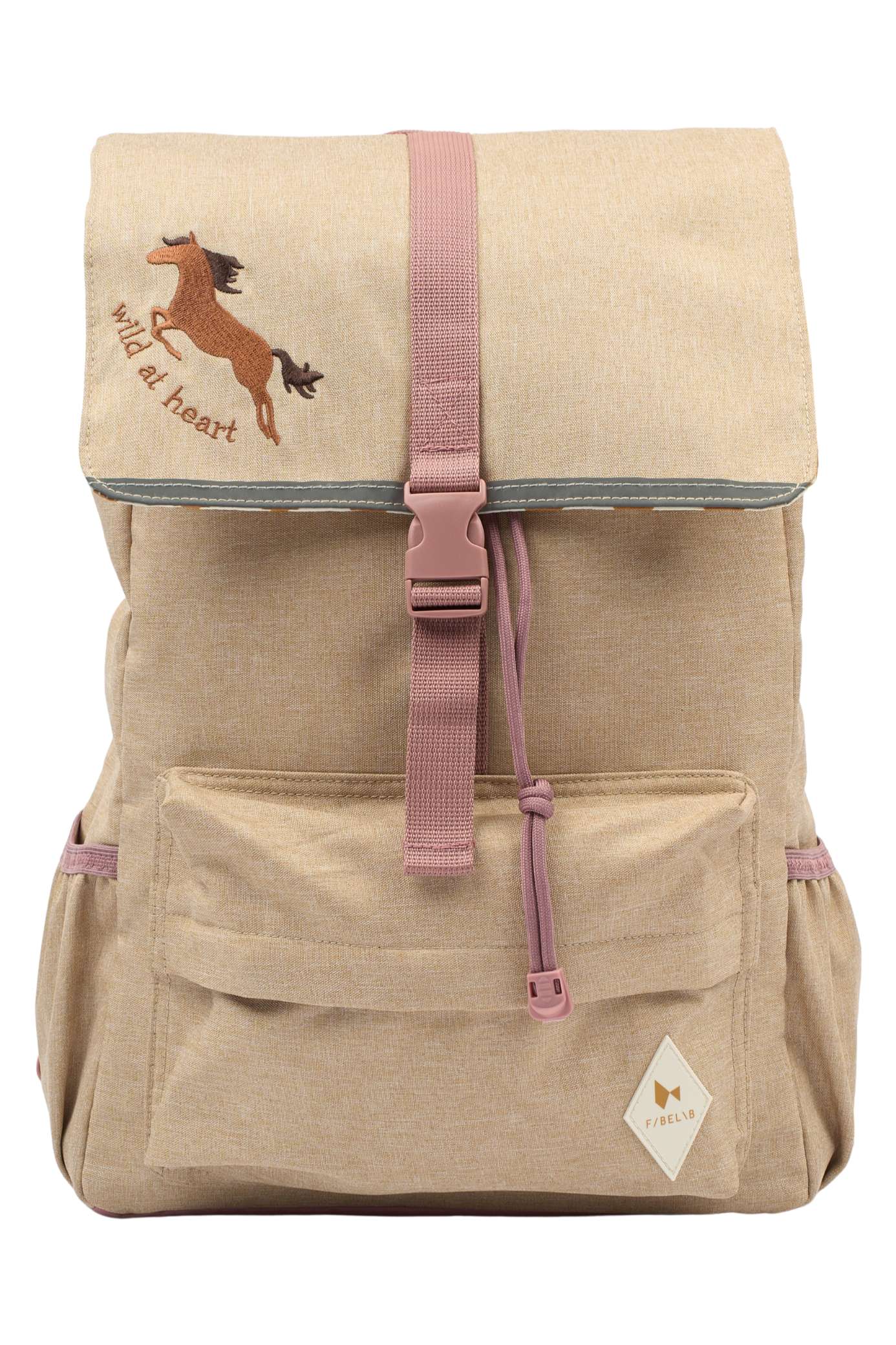 Backpack large wild at heart | Caramel | Fabelab