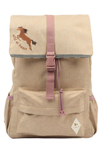 Backpack large wild at heart | Caramel | Fabelab