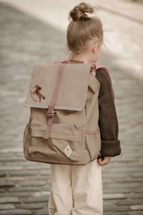 Backpack large wild at heart | Caramel | Fabelab