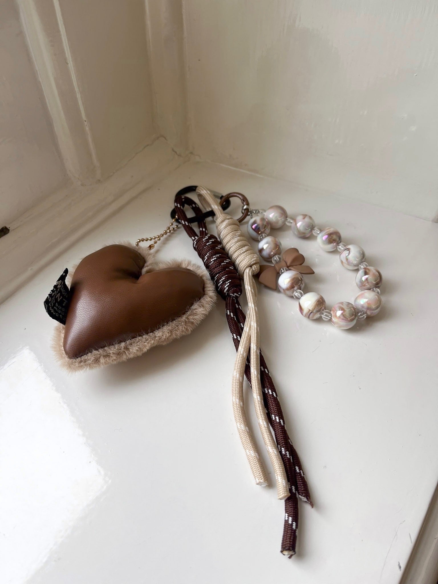 Bag charm heart | Studio Poespas