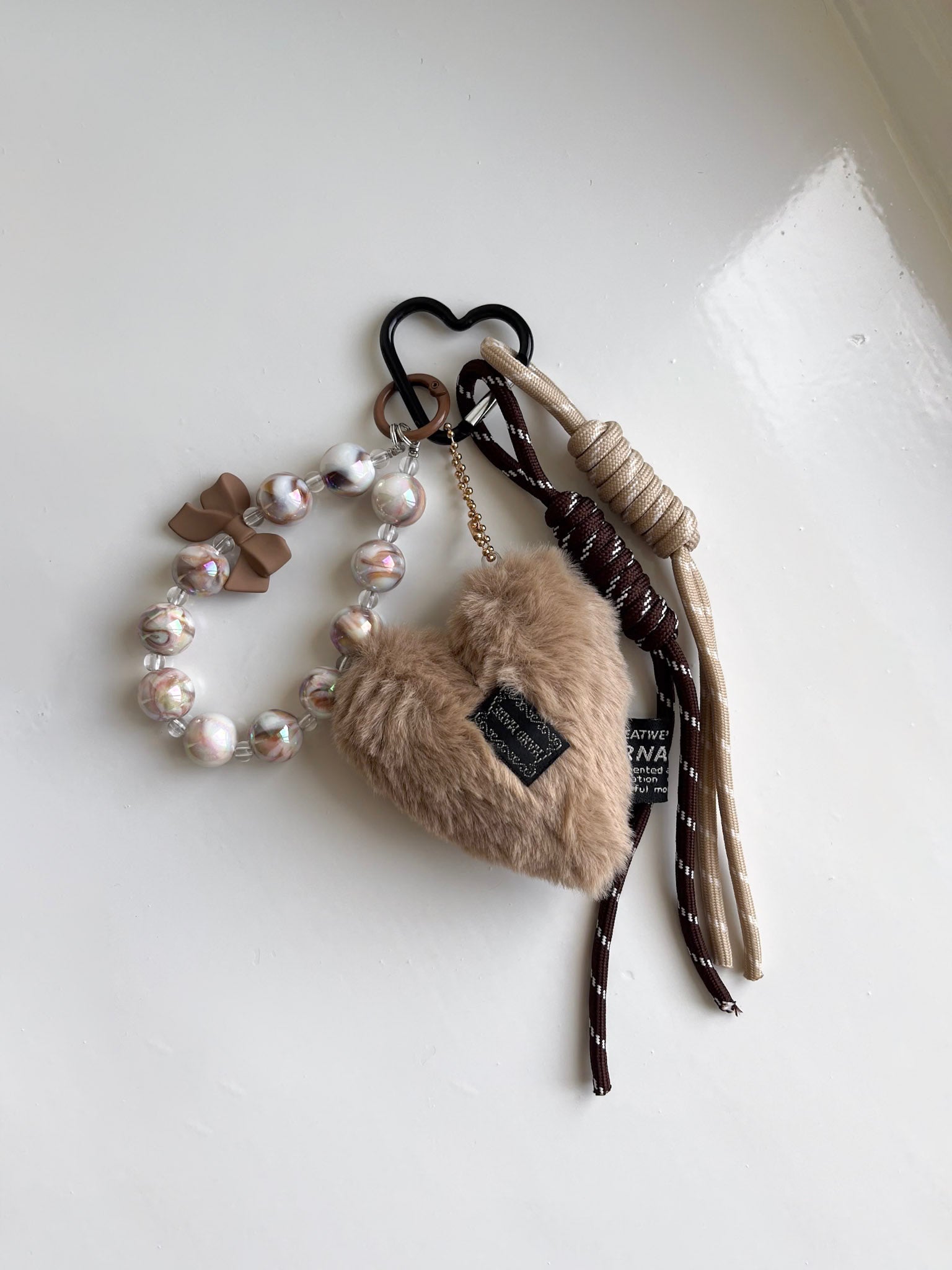 Bag charm heart | Studio Poespas