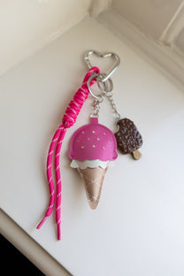 Bag charm ice cream