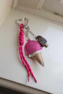 Bag charm ice cream