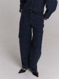 Balloon Jeans Coco | Blue Denim | Refined Department