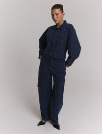 Balloon Jeans Coco | Blue Denim | Refined Department