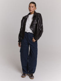 Balloon Jeans Coco | Blue Denim | Refined Department