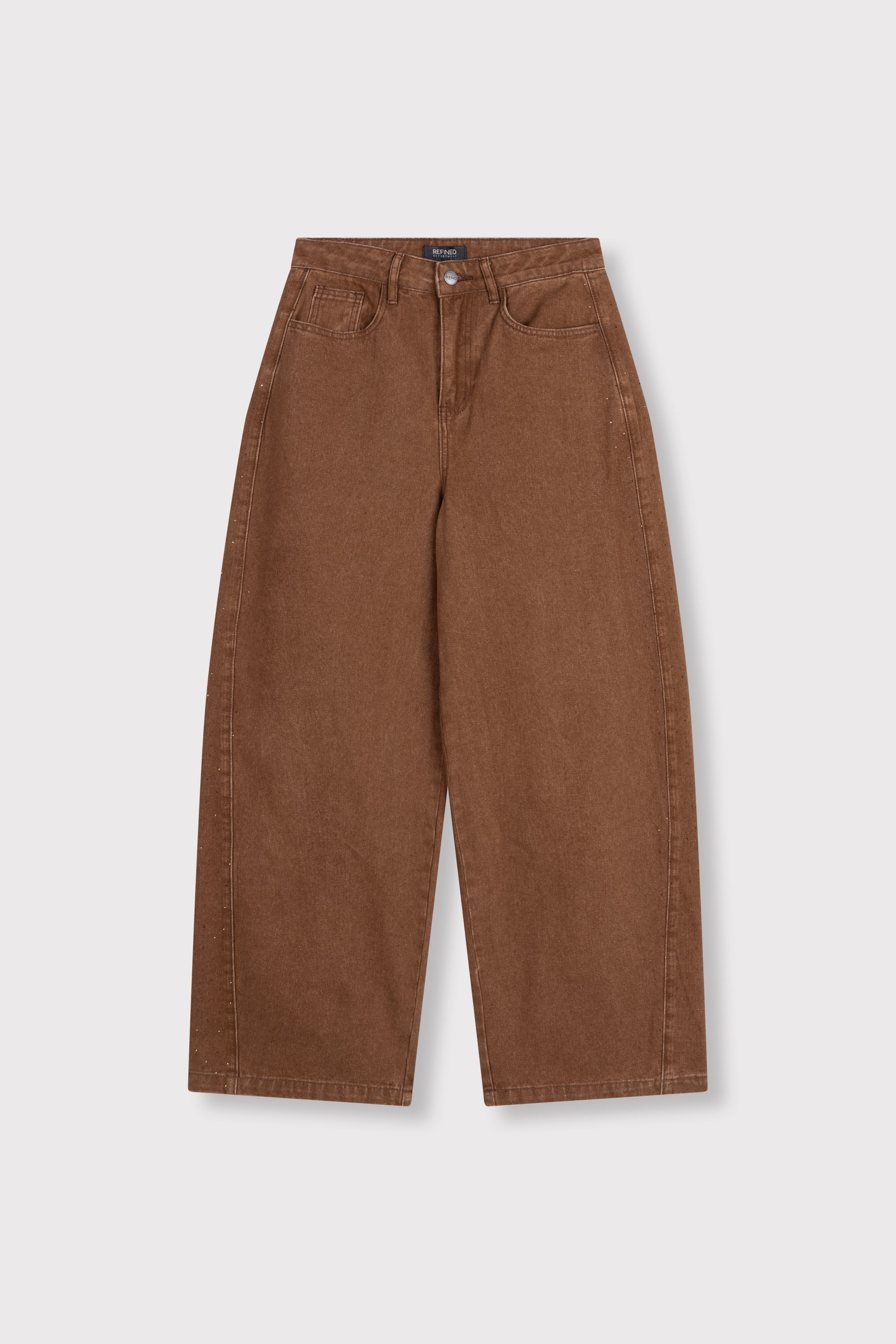 Balloon fit jeans Hailey | Brown | Refined Department
