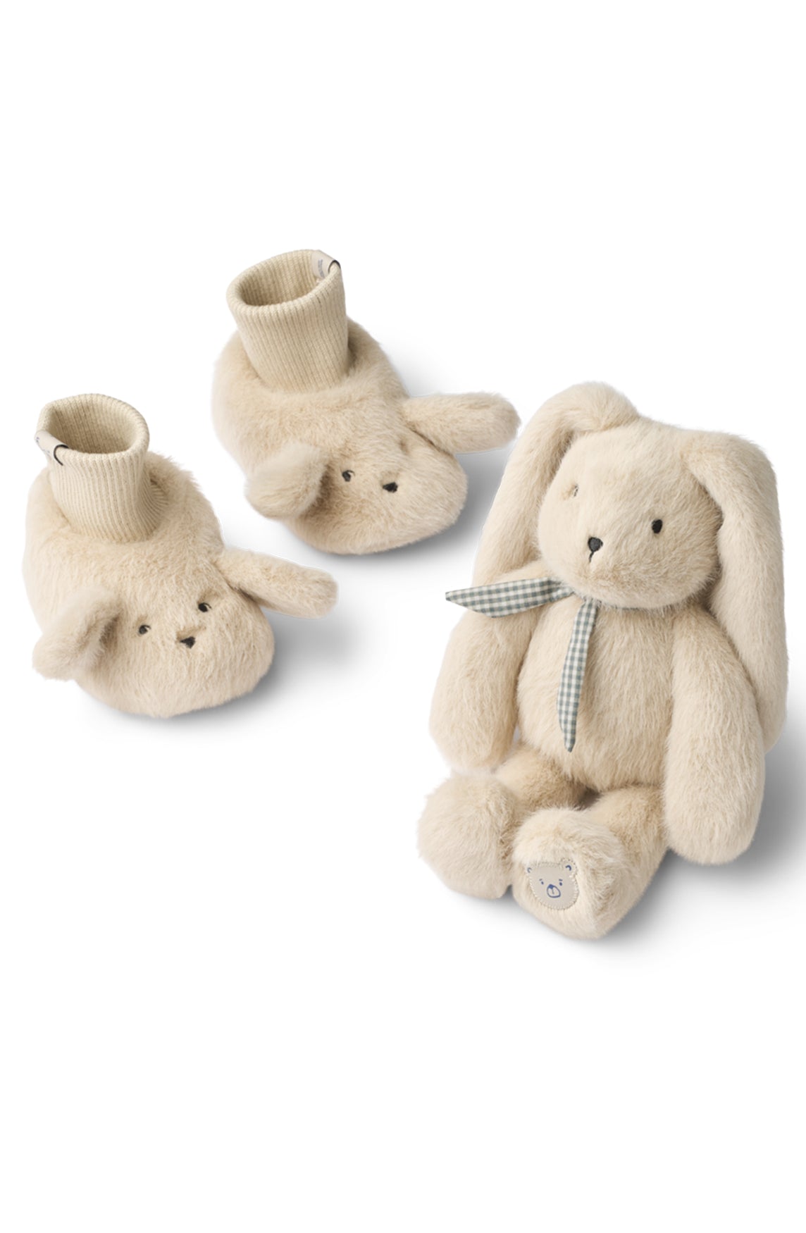 Basim rabbit baby plush gift set | Mist | Liewood
