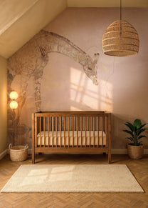 Behang Giraffe | Roze