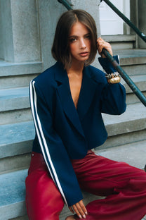 Blazer Niv | Navy | Refined Department