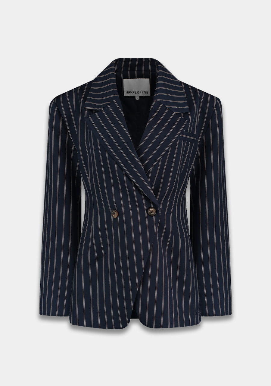 Blazer Anne | Blue stripe | Harper & Yve