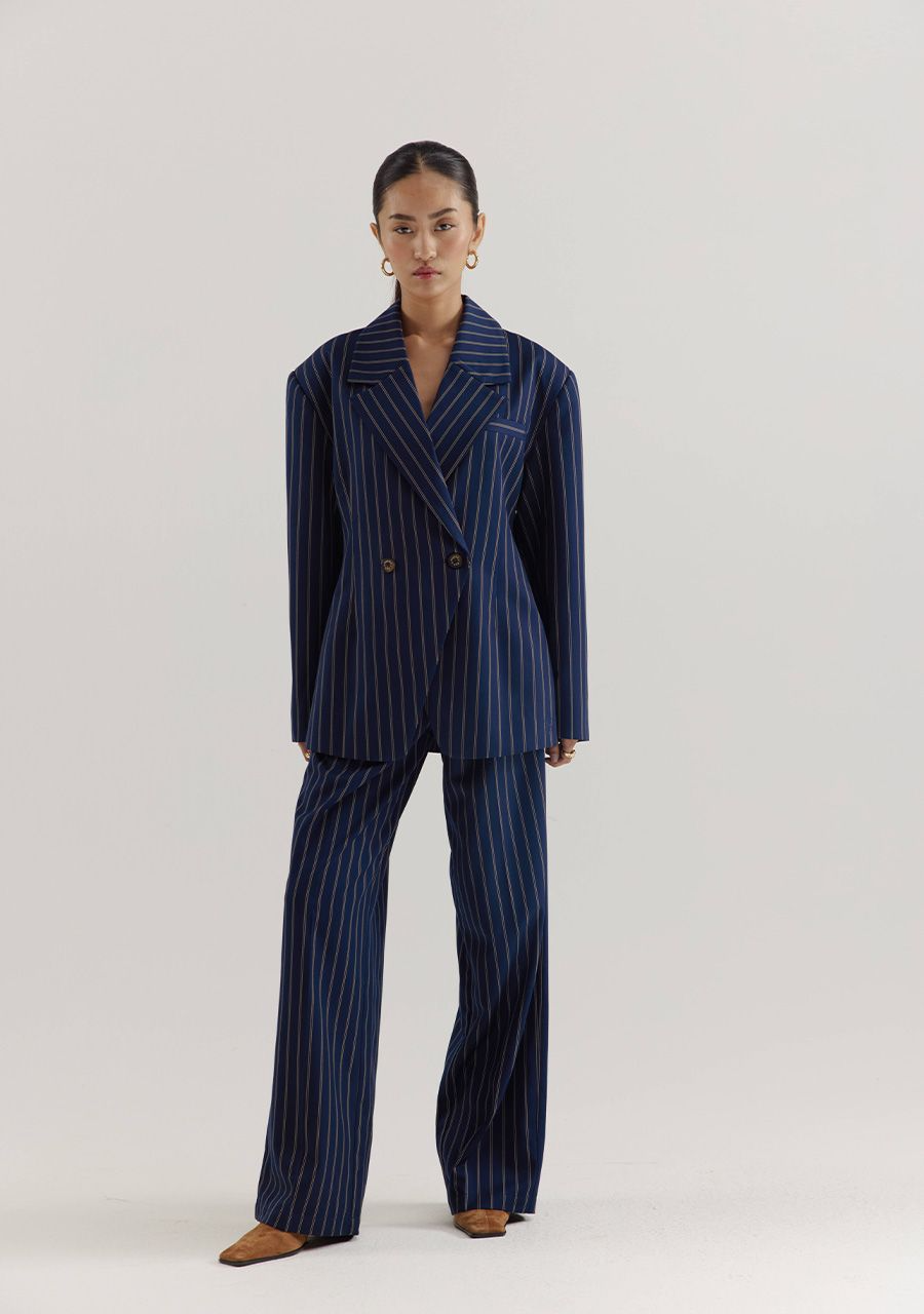 Blazer Anne | Blue stripe | Harper & Yve