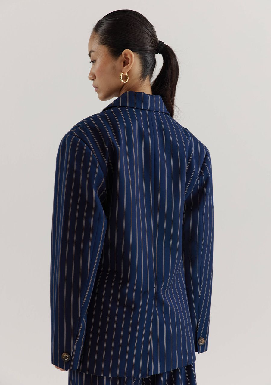 Blazer Anne | Blue stripe | Harper & Yve
