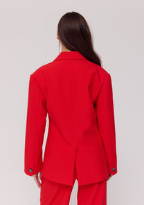 PRE-ORDER: Blazer Anne | Poppy red | Harper & Yve
