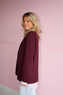 Blazer Haven | Bordeaux | Studio Amaya