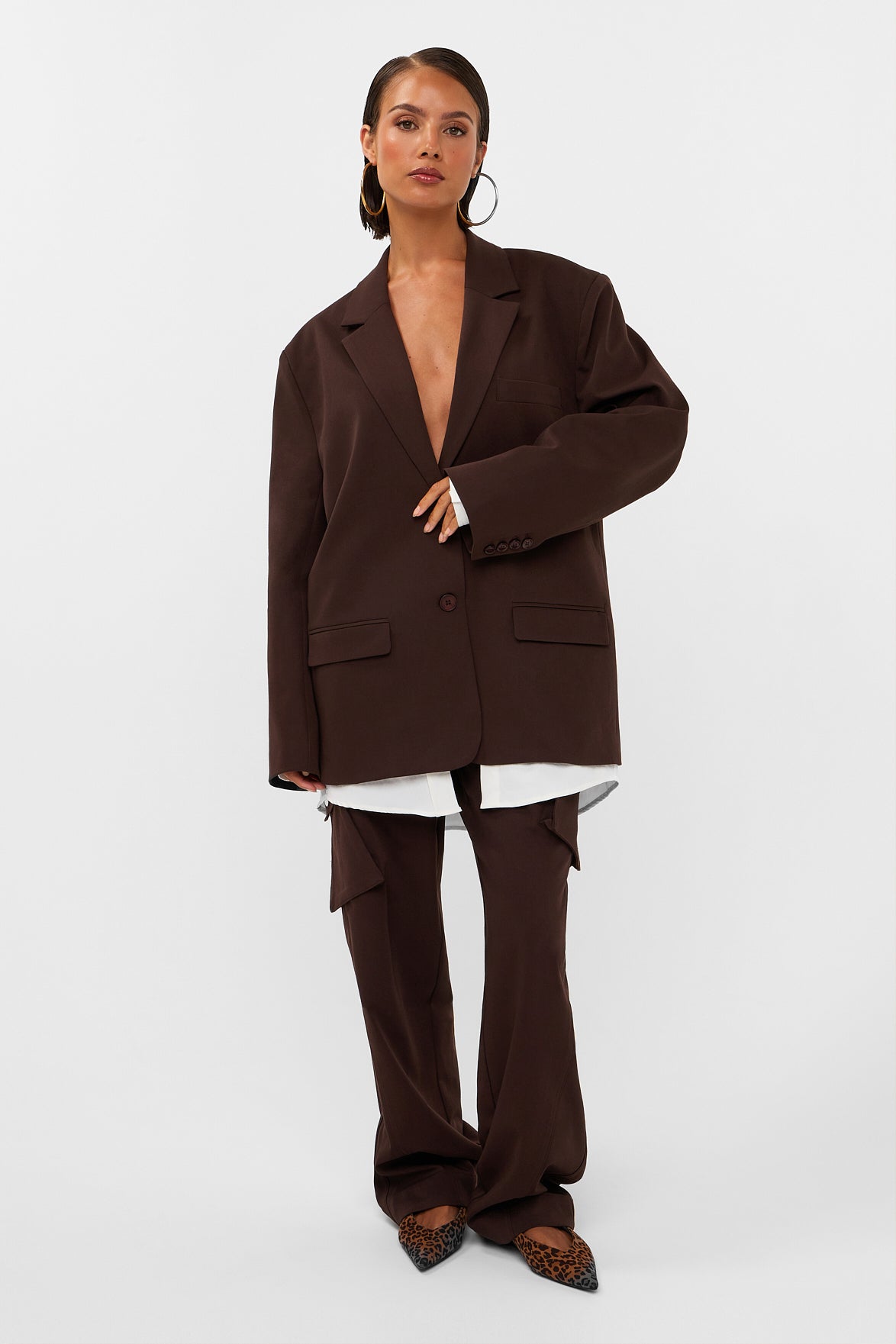 Blazer Sellie | Brown | Studio Amaya