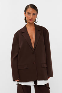 Blazer Sellie | Brown | Studio Amaya