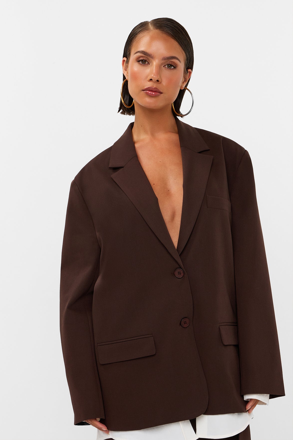 Blazer Sellie | Brown | Studio Amaya