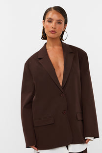 Blazer Sellie | Brown | Studio Amaya