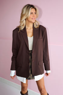 Blazer Sellie | Brown | Studio Amaya