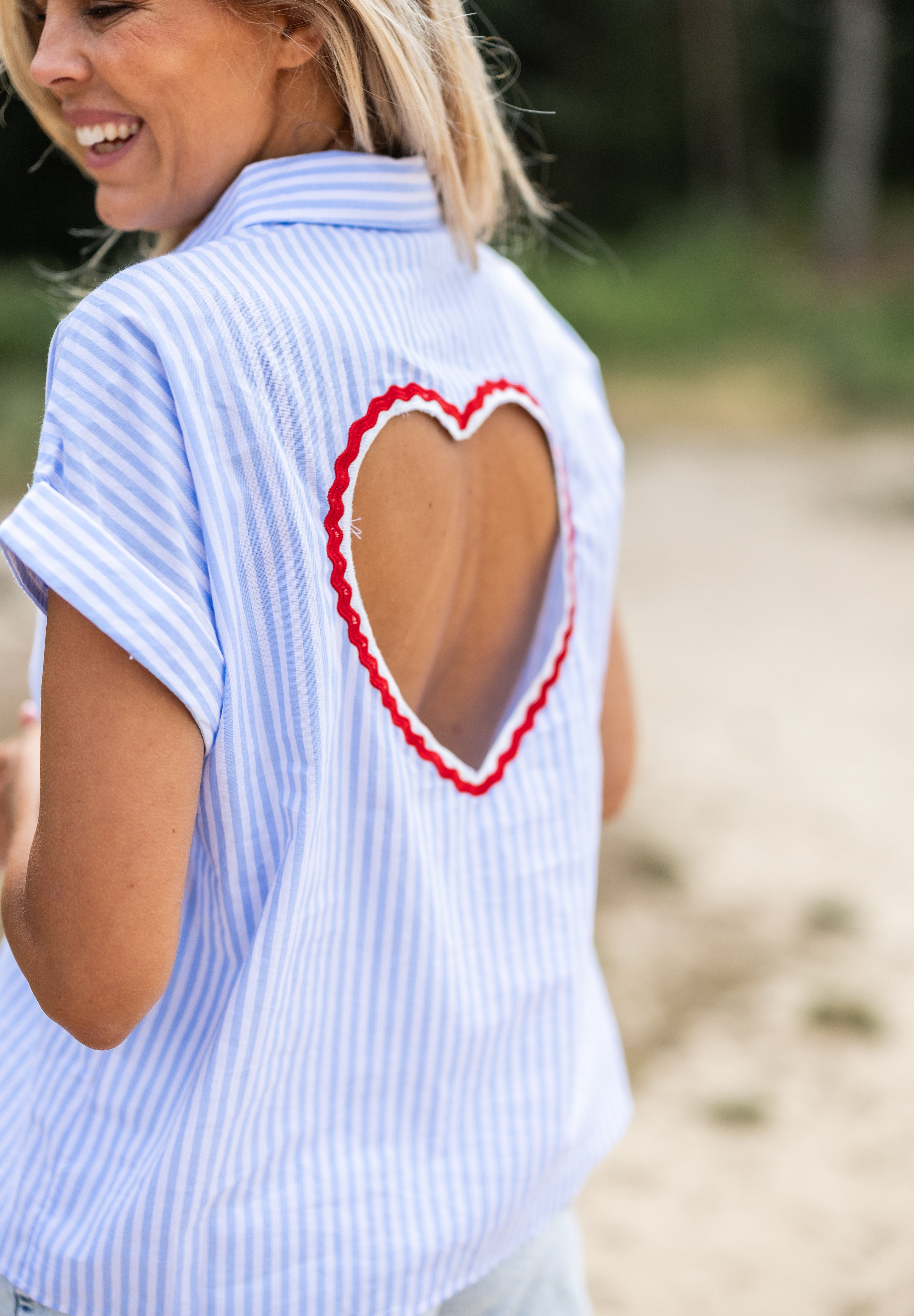 Blouse Chérie | Blauw