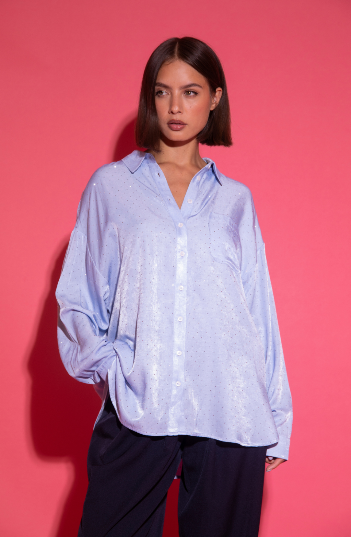 Blouse Daphne | Light blue | Studio Amaya