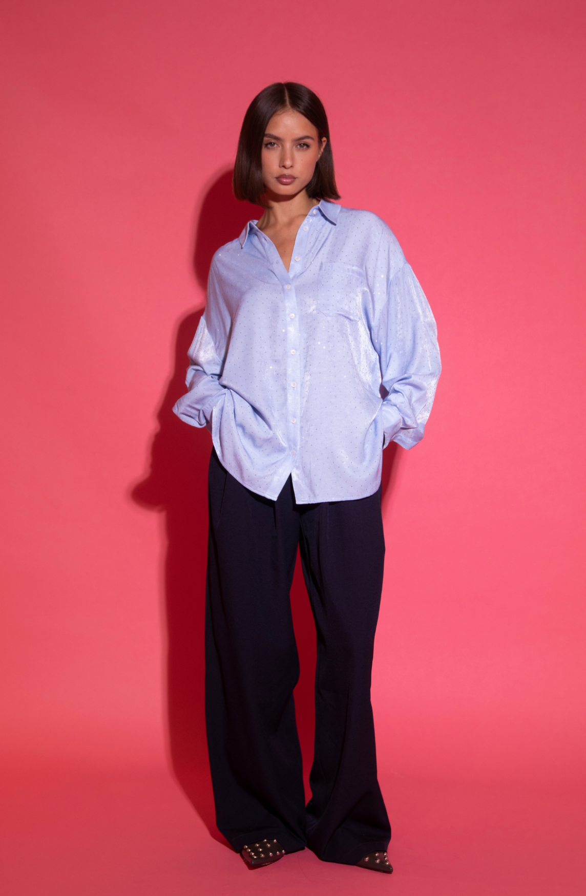 Blouse Daphne | Light blue | Studio Amaya