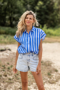 Blouse Jans | Blauw