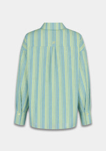 Blouse Yelena | Blue yellow stripe | Harper & Yve