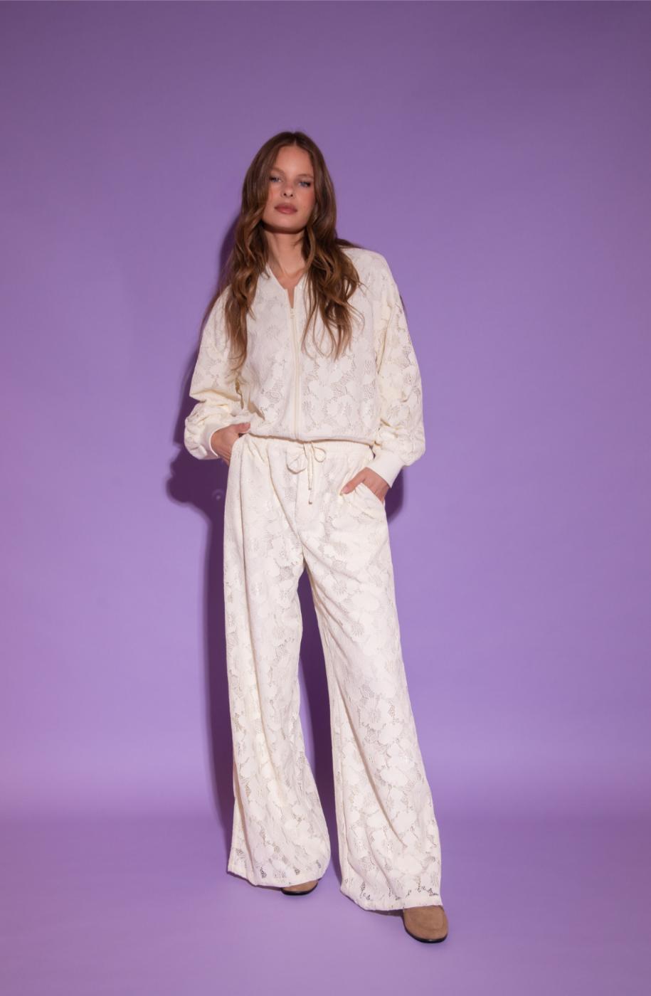 Bomber Meadow | Beige | Amaya Amsterdam