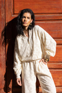 Bomber Meadow | Beige | Amaya Amsterdam