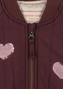 Bomberjack Juno sequin | Decadent chocolate | Konges Slojd